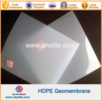 Couleur blanche imperméable de membrane de HDPE Geomembrane de toiture plate